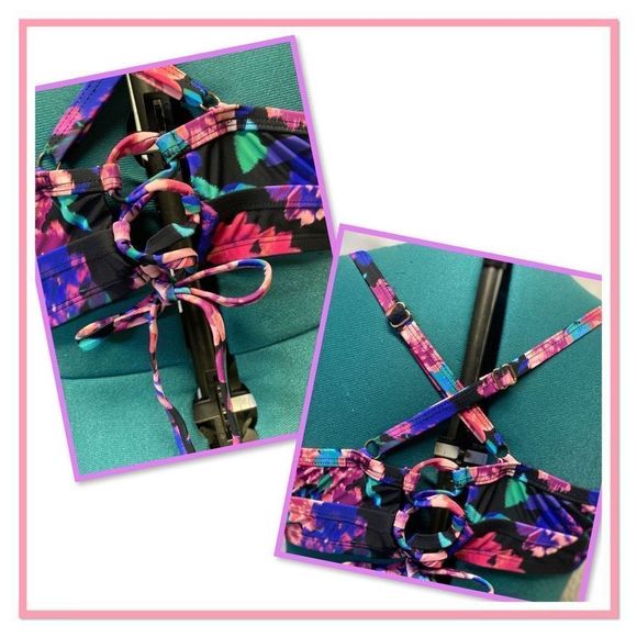 Time & Tru Size 3X Wide Strap V Wire Bikini Top - Picture 5 of 13